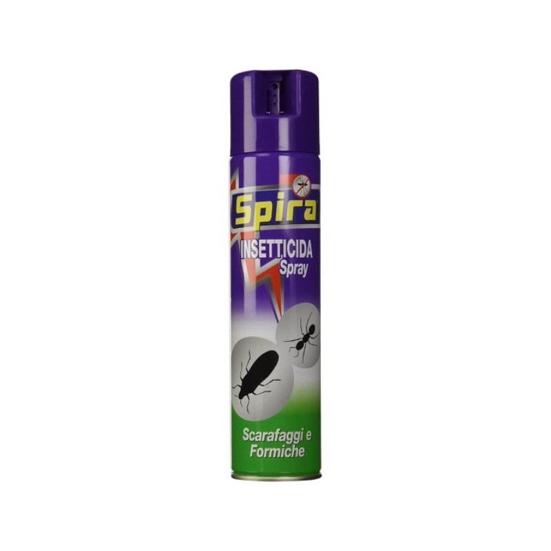 SPIRA INSETTICIDA SPRAY SCARAFAGGI E FORMICHE 400M