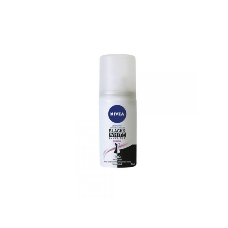 NIVEA MINI DEO SPRAY 35ML  BLACK&WHITE  DONNA