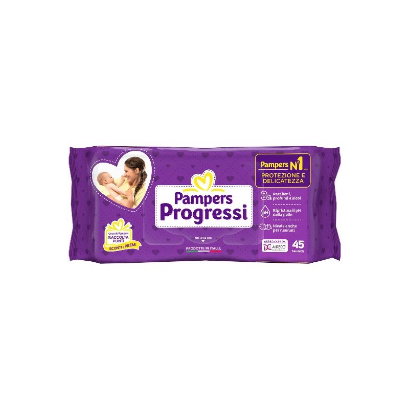 PAMPERS SALV. PROGRESSI 45PZ