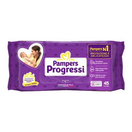 PAMPERS SALV. PROGRESSI 45PZ