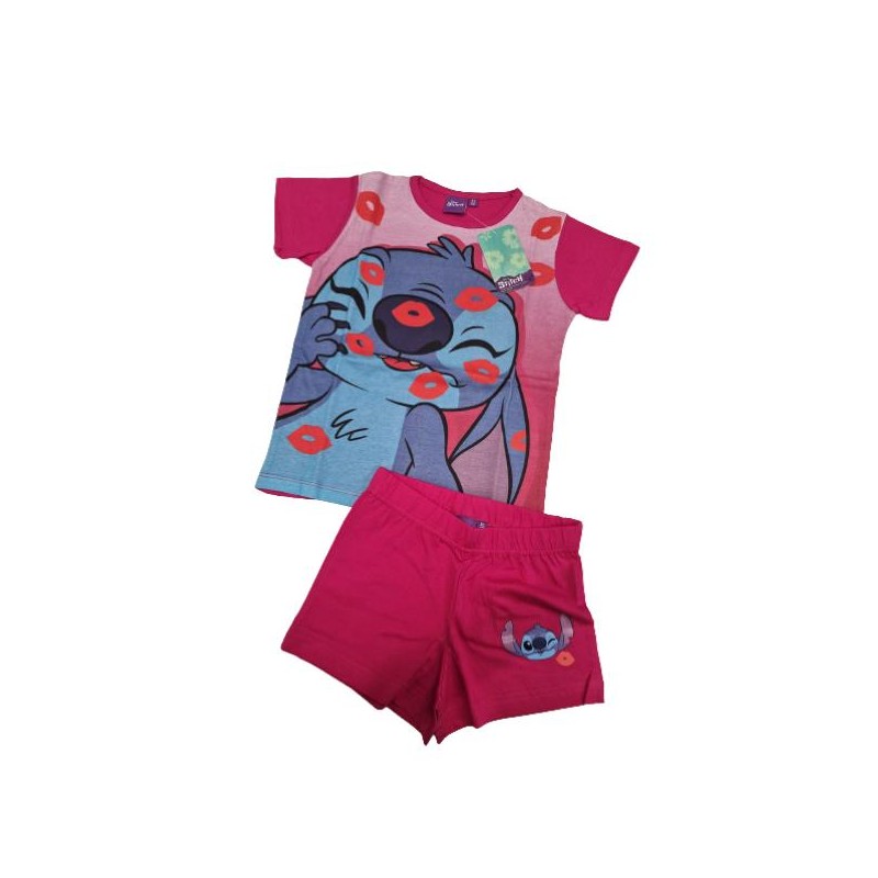 PIGIAMA IN BUSTA MEZZA MANICA STICH GIRL