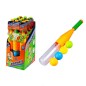 SET BASEBALL CON MAZZA 55CM + 4 PALLINE