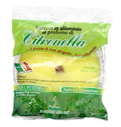 FIACCOLA IN ALLUMINIO ALLA CITRONELLA 14CM