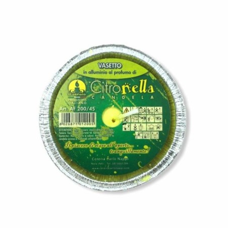 VASETTO IN ALLUMINIO ALLA CITRONELLA