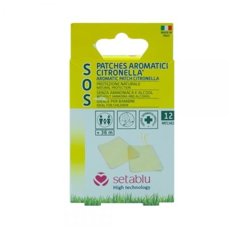 PATCH INSETTO REPELLENTE ALLA CITRONELLA 12PZ