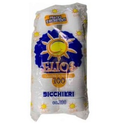 ELIOS BICCHIERE PP BIANCO 200ML 100PZ