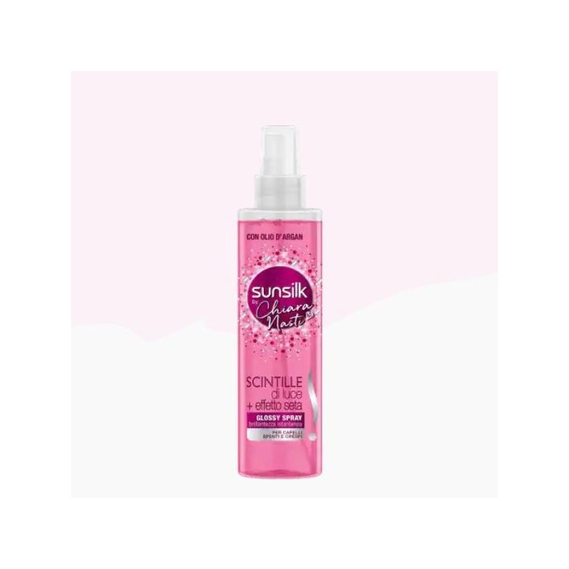 SUNSILK GLOSSY SPRAY 200ML SCINTILLE DILUCE