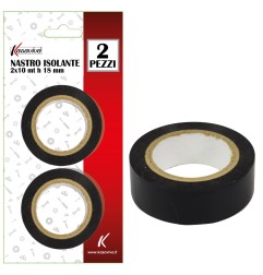 NASTRO ISOLANTE KASAVIVA 18 MM 2 PZ NERO