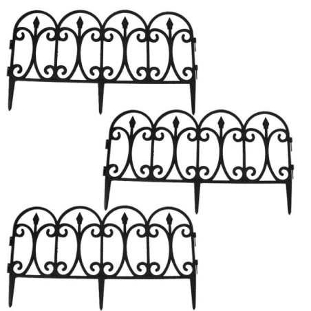 BORDO RECINZIONE GIARDINO 60X32CM 3PZ
