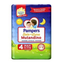 PAMPERS SOLE&LUNA MUTANDINO TG.4 MAXI 8-15KG 15PZ