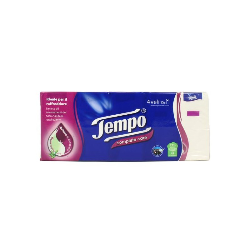 TEMPO FAZZOLETTI COMPLETE CARE 10PZ