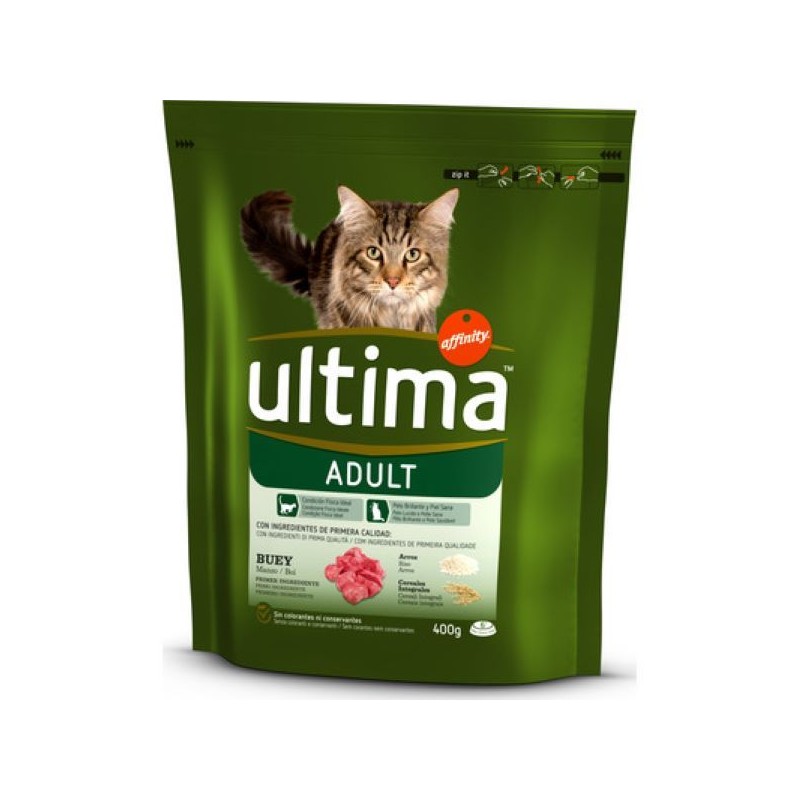 ULTIMA CAT MANZO E RISO 440GR