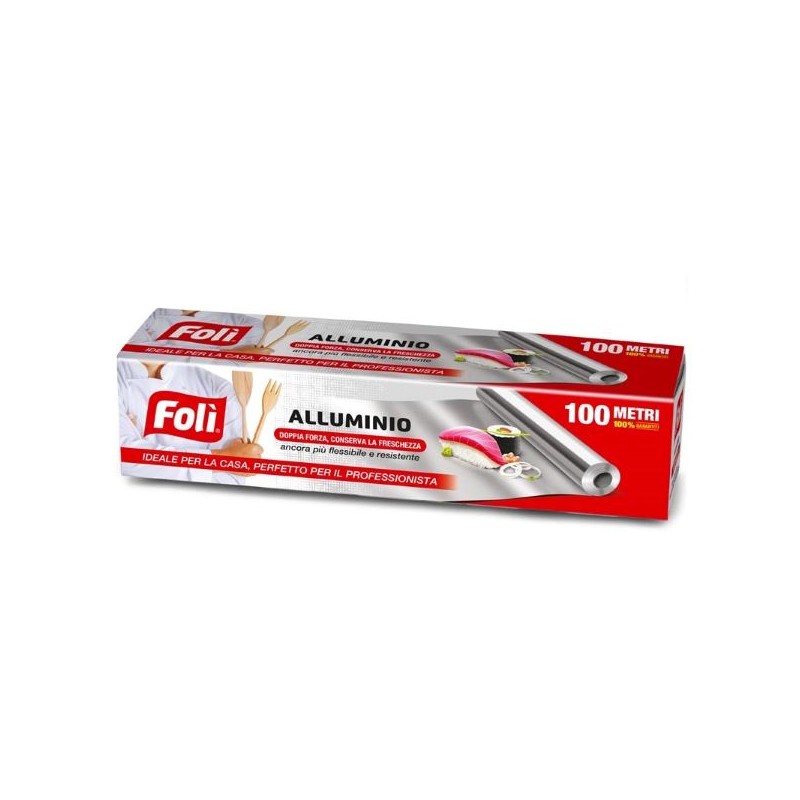 FOLI ROLL ROTOLO ALLUMNIO 100MT