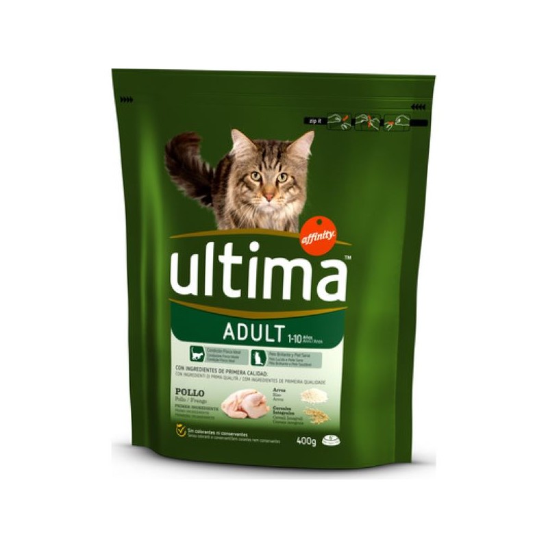 ULTIMA CAT POLLO E RISO 440GR