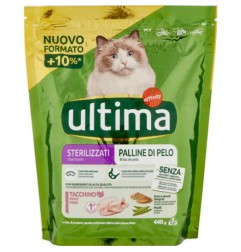 ULTIMA CAT STERILIZZATO HAIRBALL 440GR