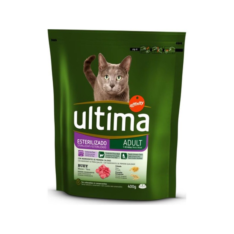 ULTIMA CAT STERILIZZATO MANZO 440GR