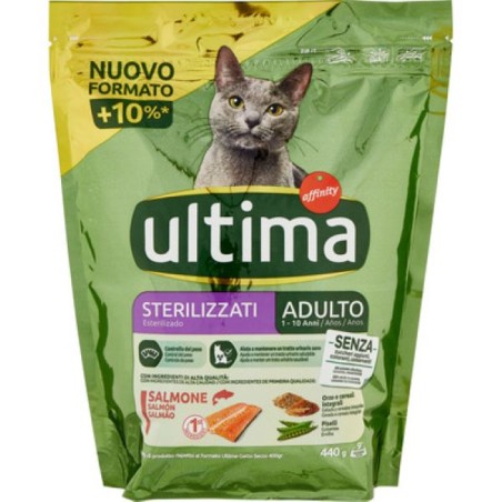 ULTIMA CAT STERILIZZATO SALMONE 440GR