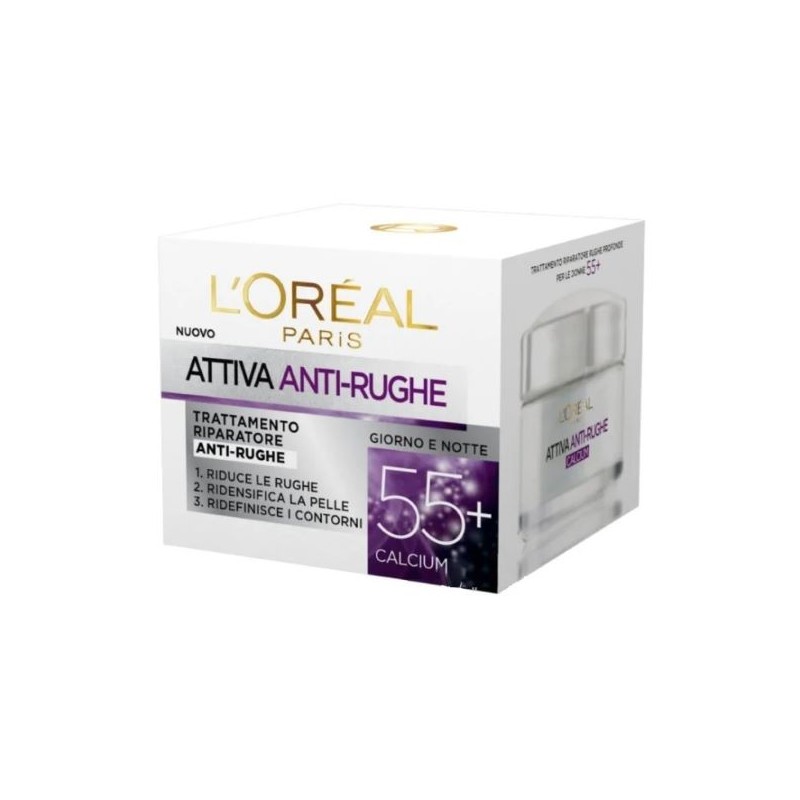 L'OREAL ATTIVA ANTI-RUGHE 55+ 50ML