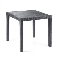 KING TAVOLO ANTRACITE 79X79CM H72CM