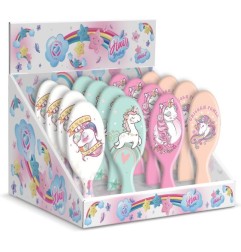 SPAZZOLA CAPELLI UNICORNO OVALE