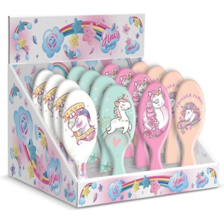 SPAZZOLA CAPELLI UNICORNO OVALE