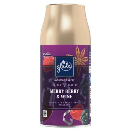 GLADE AUTOMATIC RIC.  MERRY BERRY&WINE 269ML