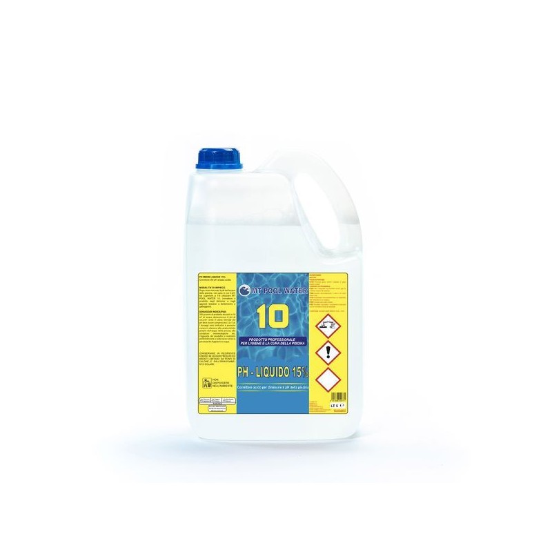POOL WATER MT 10 PH-LIQUIDO 5LT