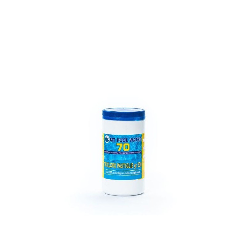 POOL WATER MT70 CLORO PASTIGLIE 1KG