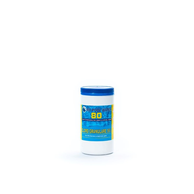 POOL WATER MT80 CLORO GRANULARE 1KG