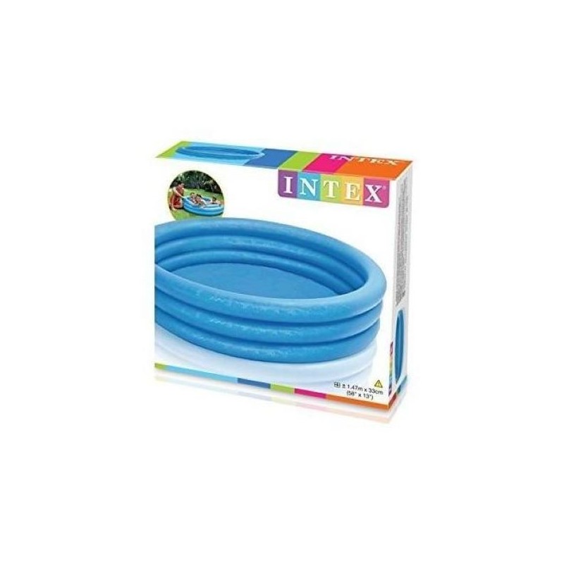PISCINA 3 ANELLI CRYSTAL BLU 114CM