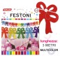 FESTONE FIOCCO MULTICOLOR 3MT