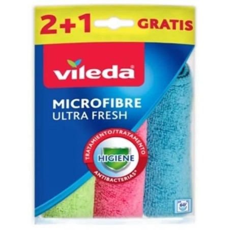 VILEDA PANNO MICROFIBRE ULTRA FRESH 2+1PZ