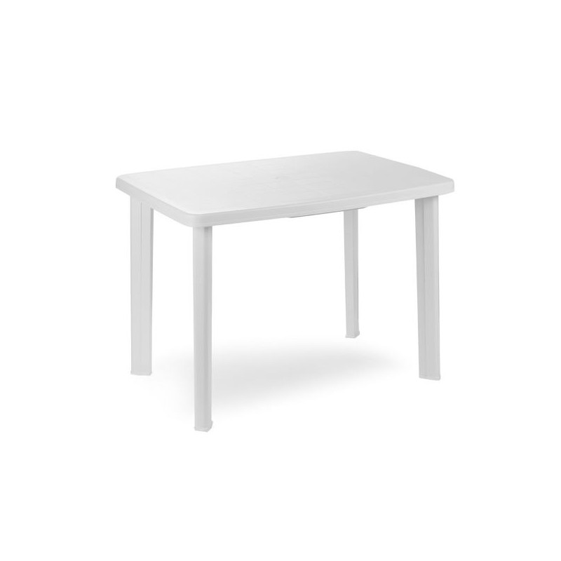 TAVOLO PLASTICA BIANCO 101X68CM