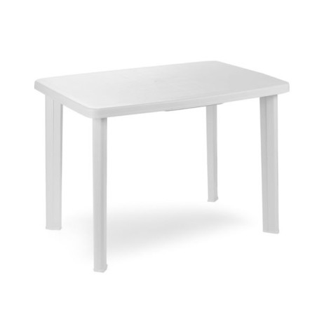TAVOLO PLASTICA BIANCO 101X68CM