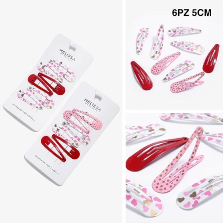 CLIP CAPELLI 5CM 6PZ