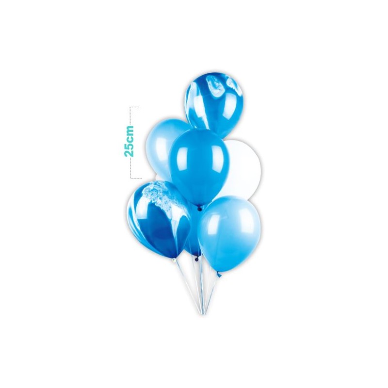 SET DI PALLONCINI BLU 7PZ