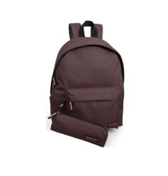 ZAINO MONOC.40CM+TOMBOLINO MARRONE