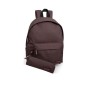 ZAINO MONOC.40CM+TOMBOLINO MARRONE