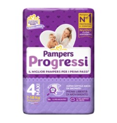 PAMPERS PROGRESSI TG.4 MAXI 7-18KG 21PZ