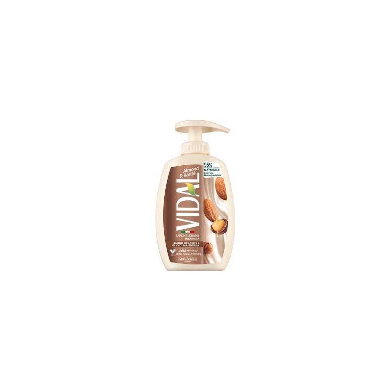 VIDAL SAPONE LIQUIDO ALMOND & KARITE NEW 300ML