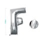 PALLONCINO MYLAR LETTERA F ARGENTO 110CM