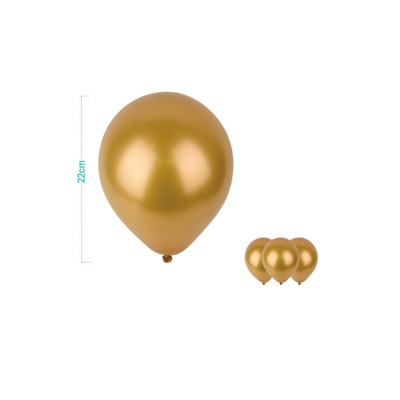 PALLONCINO METALIZZATO ORO 1.8G 22CM