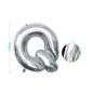 PALLONCINO MYLAR LETTERA Q ARGENTO 110CM