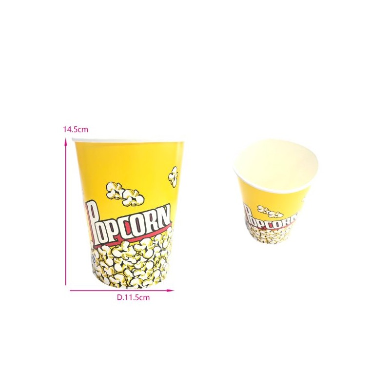 SECCHIO PER POPCORN 14.5CM 1PZ