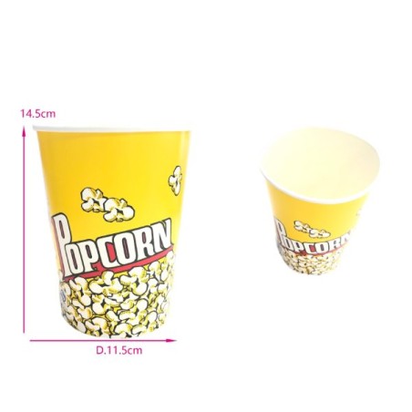 SECCHIO PER POPCORN 14.5CM 1PZ