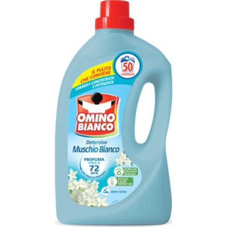 OMINO BIANCO LAVATRICE MUSCHIO BIANCO 2000ML 50LAV