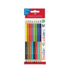 BLISTER MATITA FABER BICOLORE 8PZ
