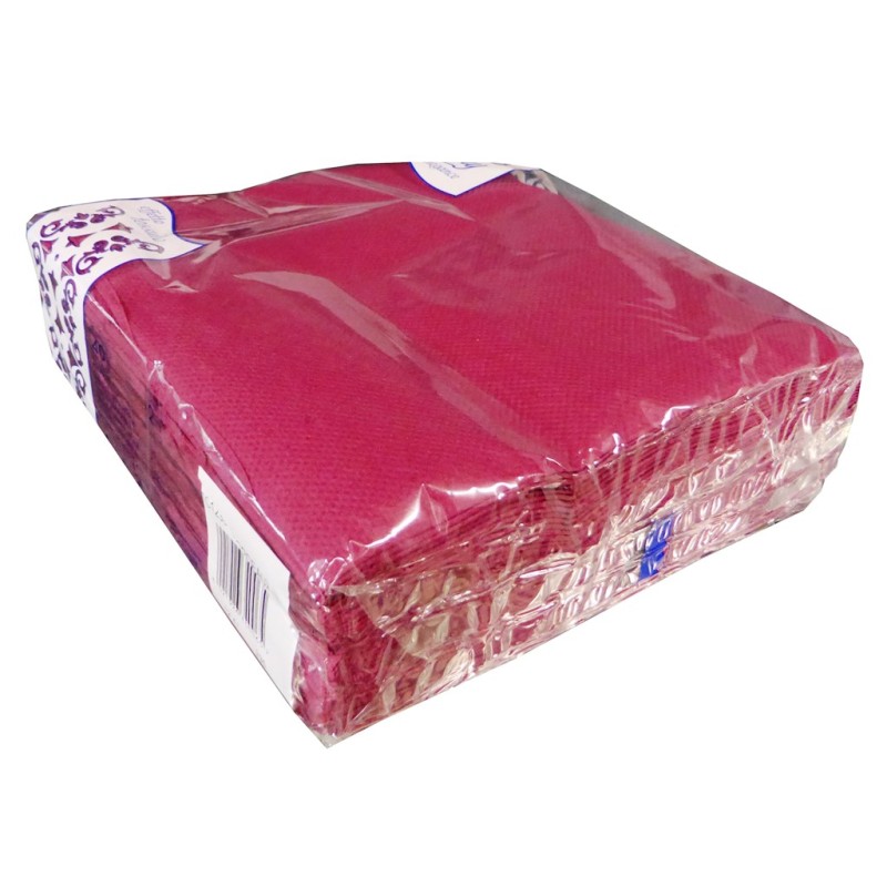 TOVAGLIOLI CARTA SABRY ELEGANCE 38X38 CM BORDEAUX