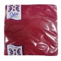 TOVAGLIOLI CARTA SABRY ELEGANCE 38X38 CM BORDEAUX