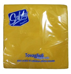 TOVAGLIOLI CARTA SABRY ELEGANCE 38X38 CM GIALLO